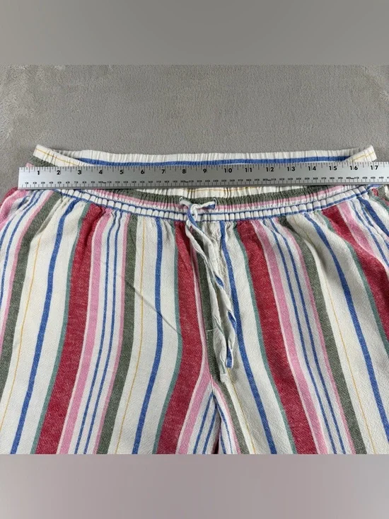 Old Navy Multicolor Vertical Stripe Lounge Pants — Cream Base - Picture 3 of 7